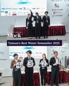 Taiwans best Water Sommelier 2